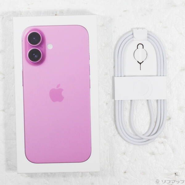 中古品〕 iPhone16 512GB ピンク MYE43J／A SIMフリー【251
