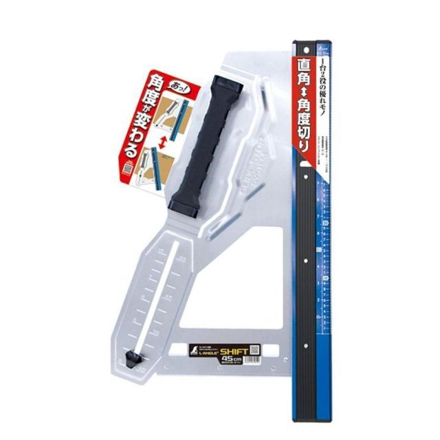 特殊工具 シンワ測定 丸ノコ ガイド 定規 エルアングル Plus シフト 