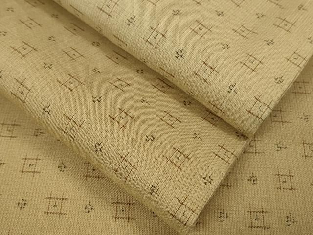 平和屋着物 上 夏物 紗紬 枯色地 DZAA9945kh5