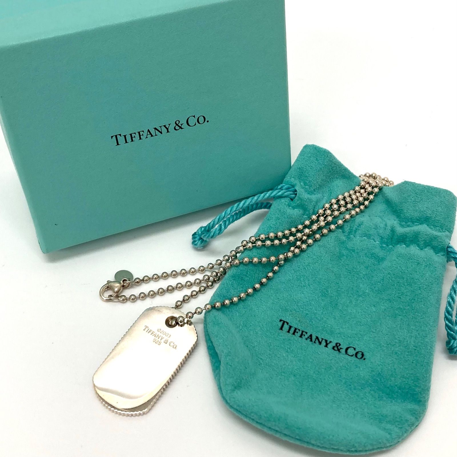 ◇Tiffany&Co.◇ティファニー ネックレス シルバー925 コインエッジ