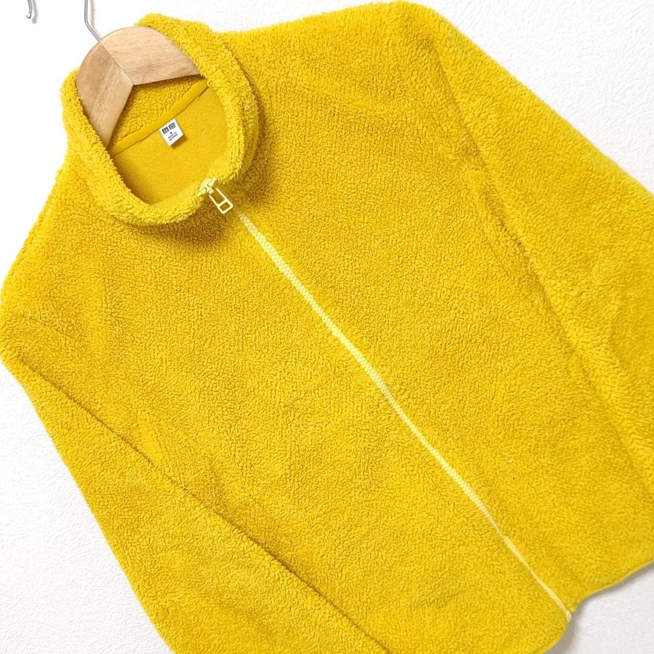 UNIQLO - UNIQLO ボアフリースジャケット 3XL YELLOW イエロー