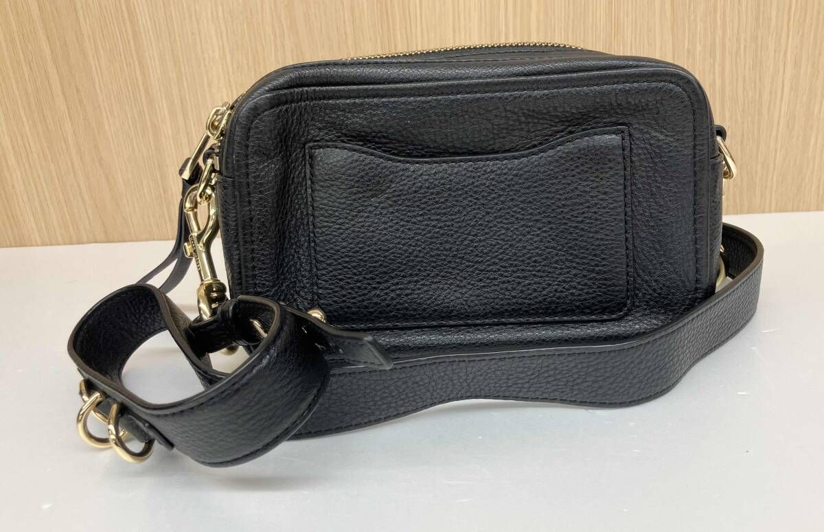 MARC JACOBS マークジェイコブス ショルダーバッグ カメラバッグ ザ ソフトショット レザー ブラック 通年