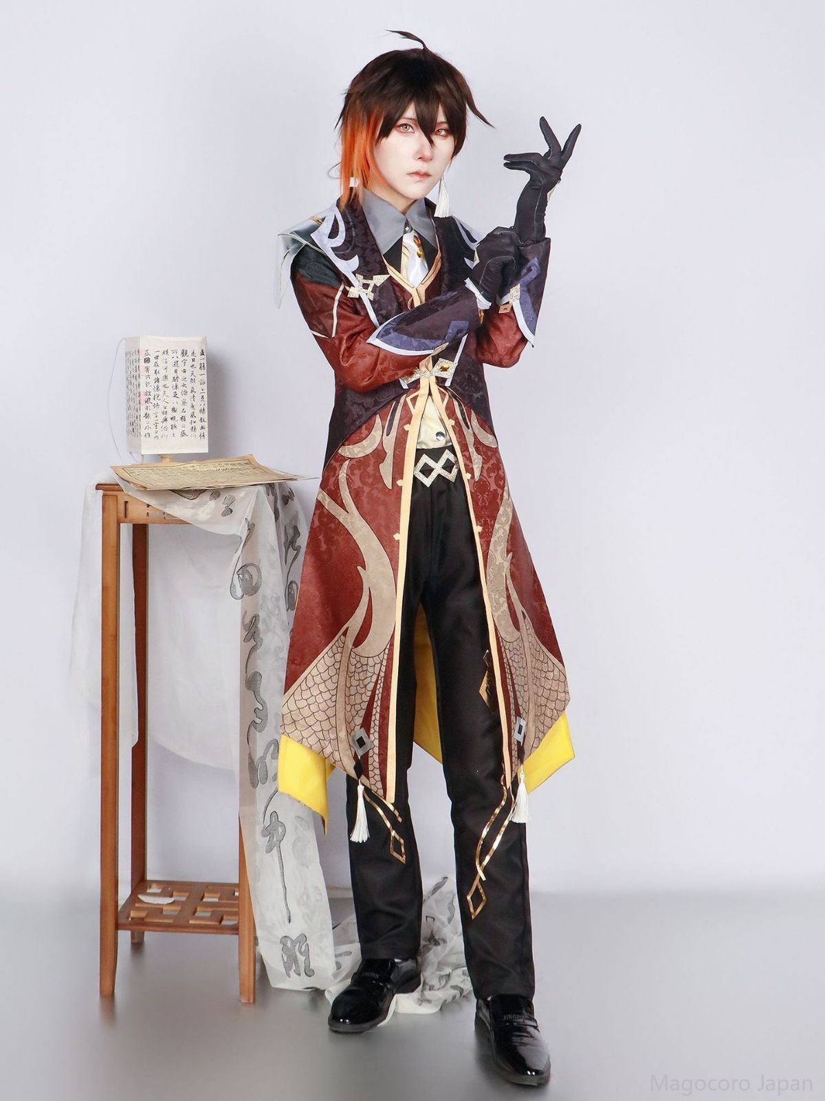 原神コスプレコスチューム鐘離セットゲームコスプレコスプレ衣装岩王帝君衣装セット