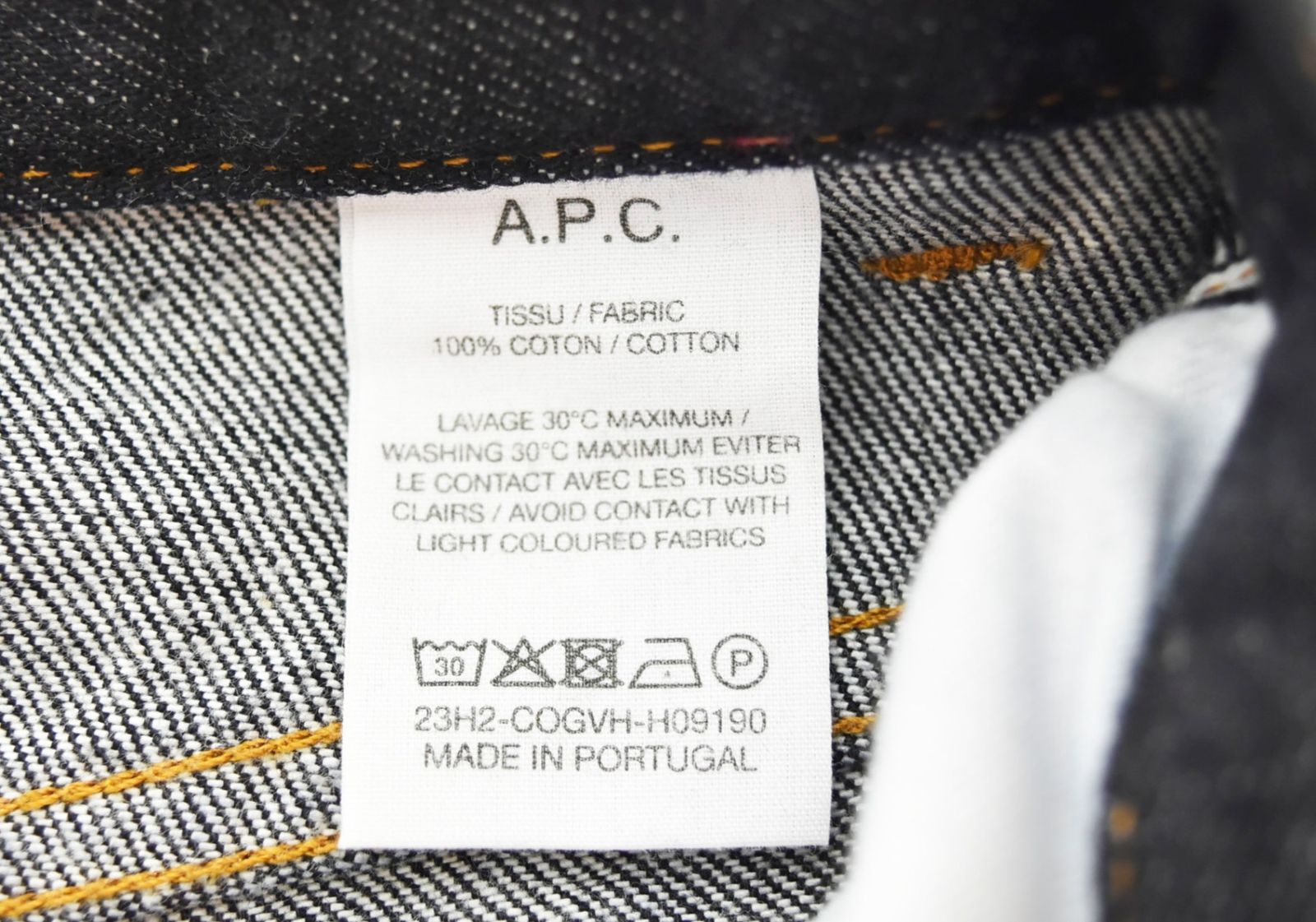 アーペーセー A.P.C. JW Anderson JW アンダーソン デニムパンツ 黒 