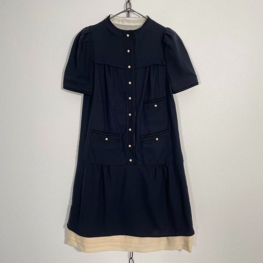 00s MARC BY MARC JACOBS ウール 半袖ワンピース Y2K マークバイマーク