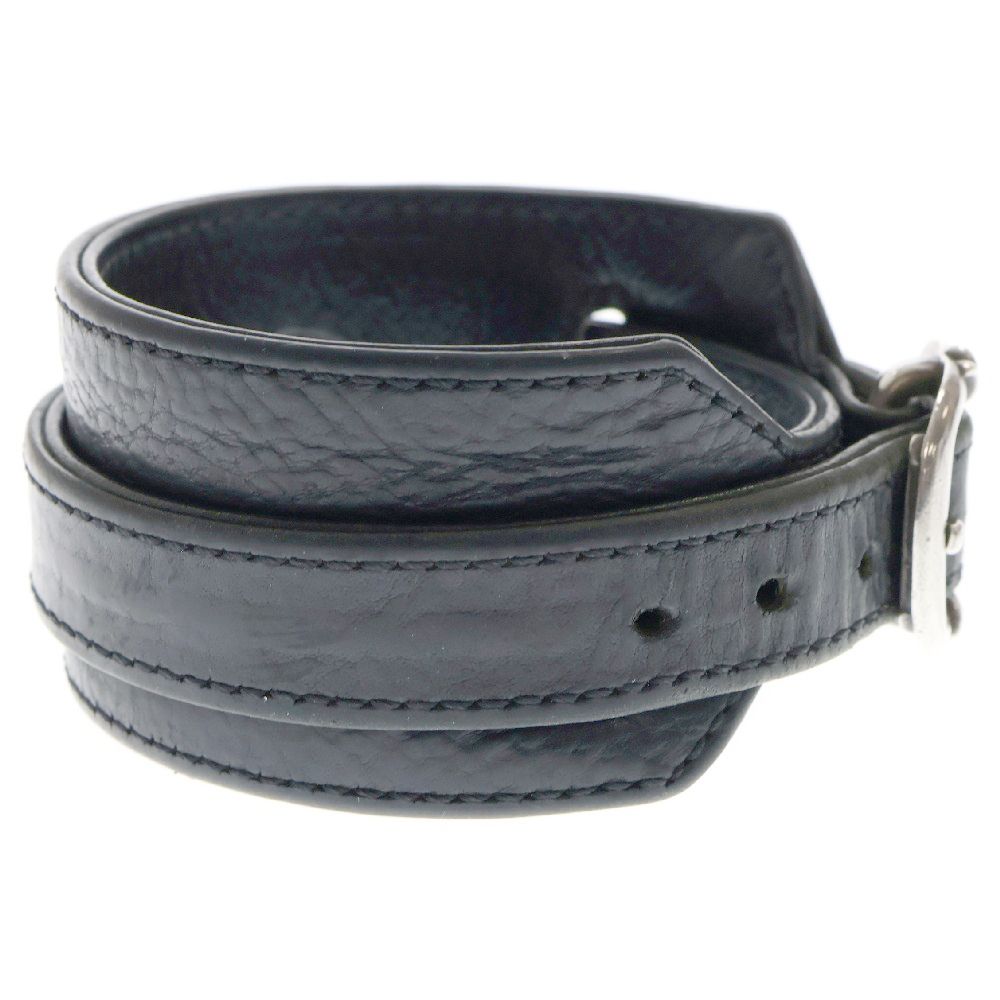 クロムハーツ RR TINY BUCKLE/ロックンロール レザーブレスレット メンズ 1