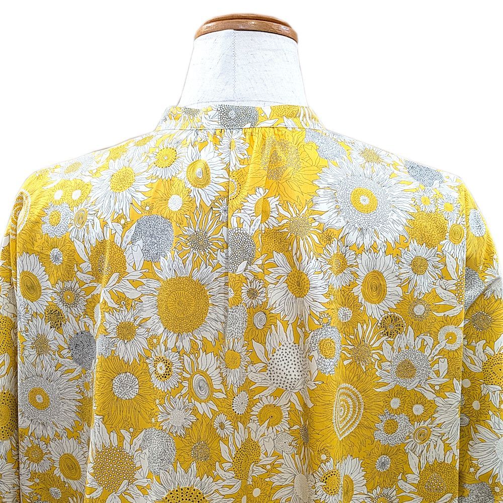 【SALE】Parkes パークス  リバティ LIBERTY スタンドカラードルマンスリーブ5分袖シャツ  綿100％ 日本製 サイズ(M) 品番(PH2522528) col.5 返品不可 parkes 【SALE】Parkes パークス リバティ LIBERTY スタンド