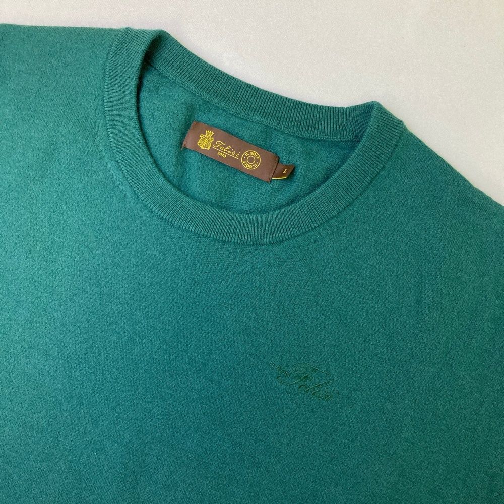 サイズ L Felisi フェリージ IL GOLF ウール混 ニットセーター グリーン系 240101528262 ゴルフウェア メンズ ストスト LLC-HASEGAWATOSO_COM