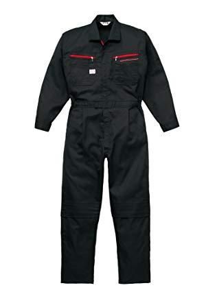 2営業日で発送 山田辰 1280BC5LAUTO-BI ツナギ服 5Lサイズ ブラック8363746