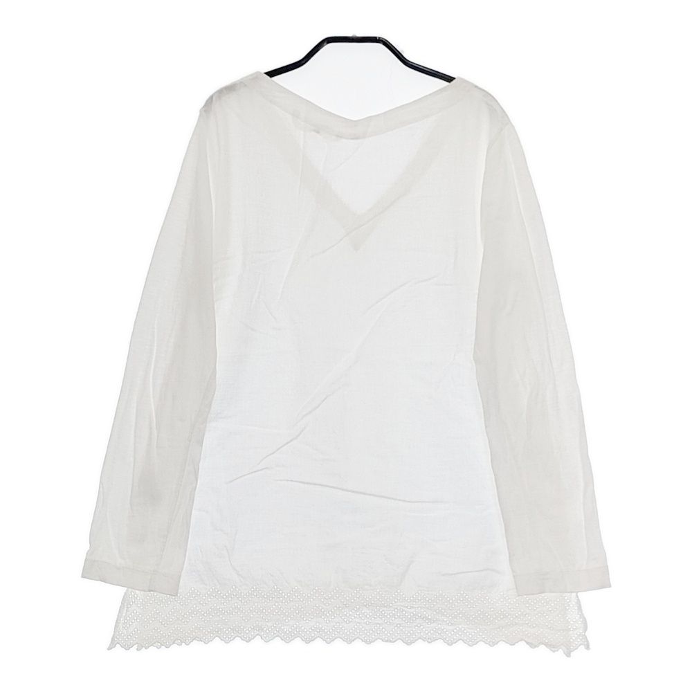 45R/45rpm 布帛×天竺カットワークTシャツ ブラウス 定価22000円