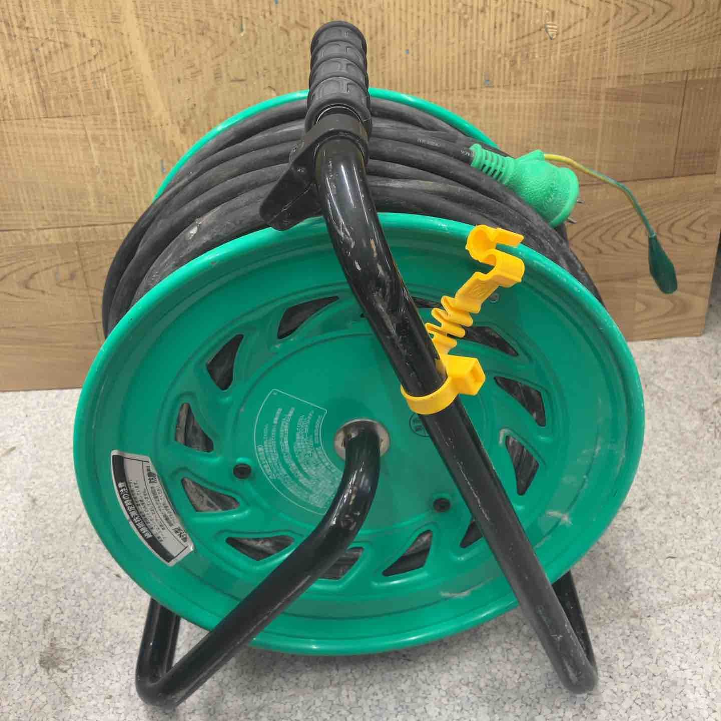 日動　防雨・防塵型電工ドラム　未使用品 防雨・防塵型電工ドラム(アース付) 日動工業 コードリール 【通販