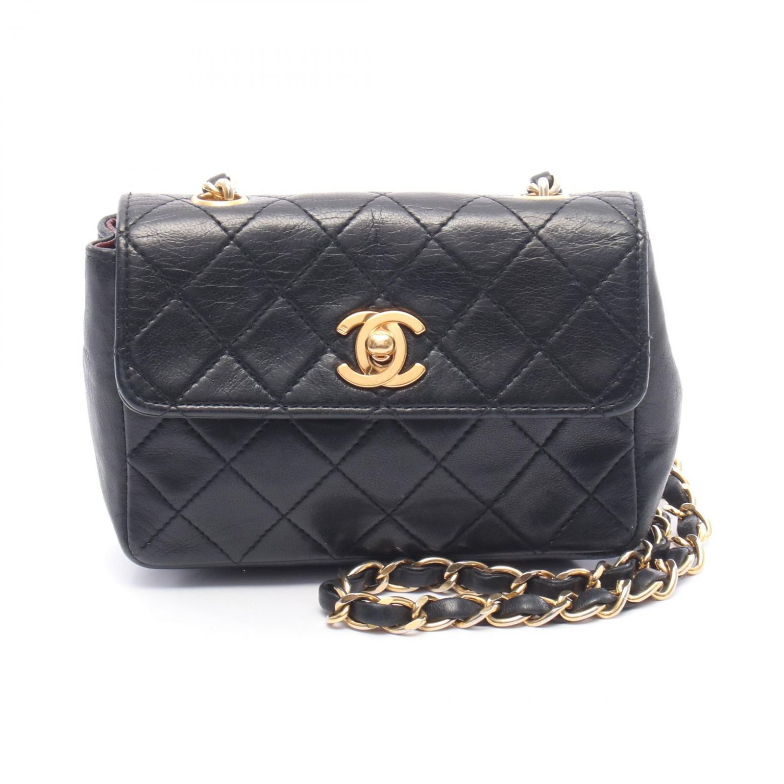シャネル CHANEL ショルダーバッグ ミニマトラッセ ブラック