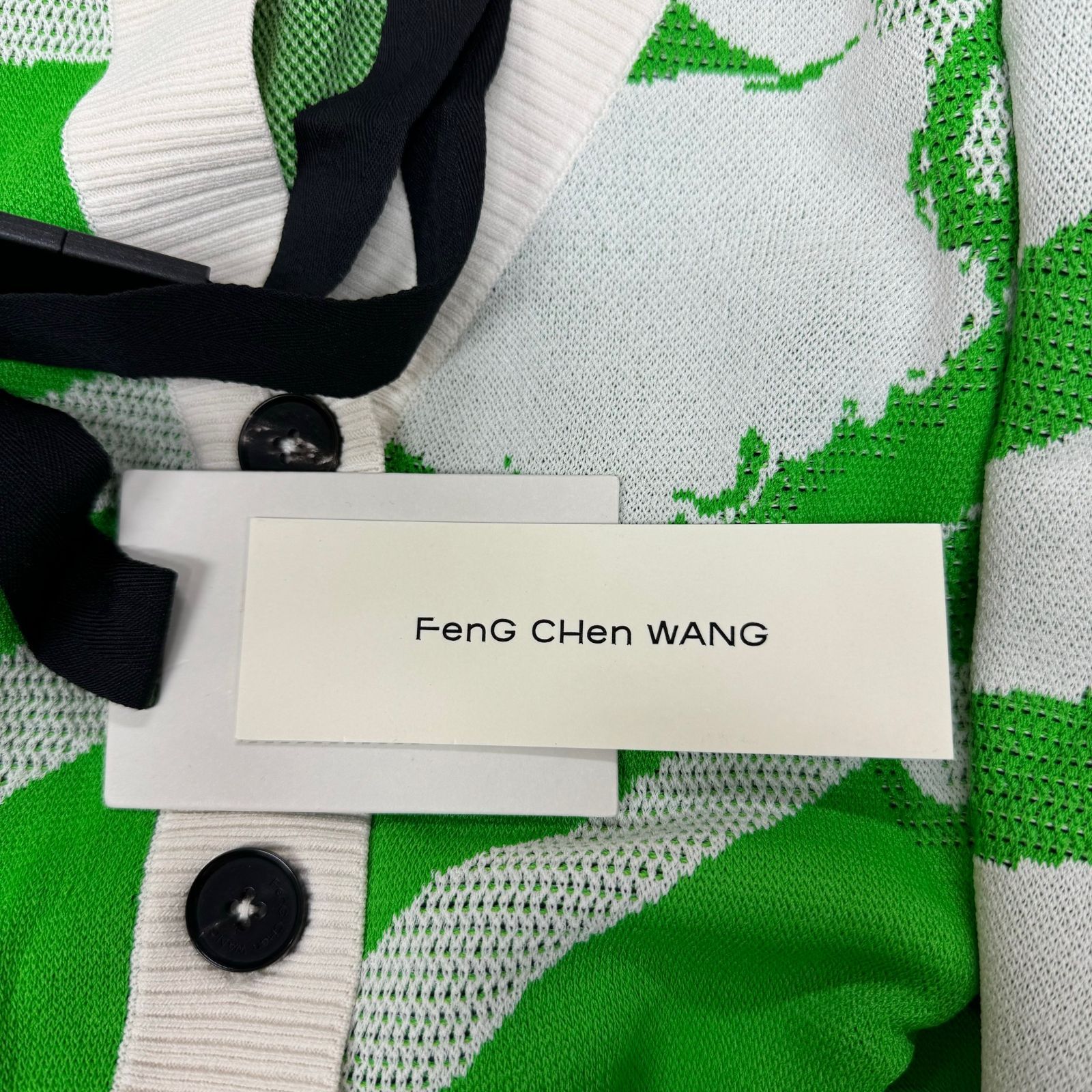 新品 FenG CHen WANG ニットカーディガン フェンチェンワン FUS15KT08 