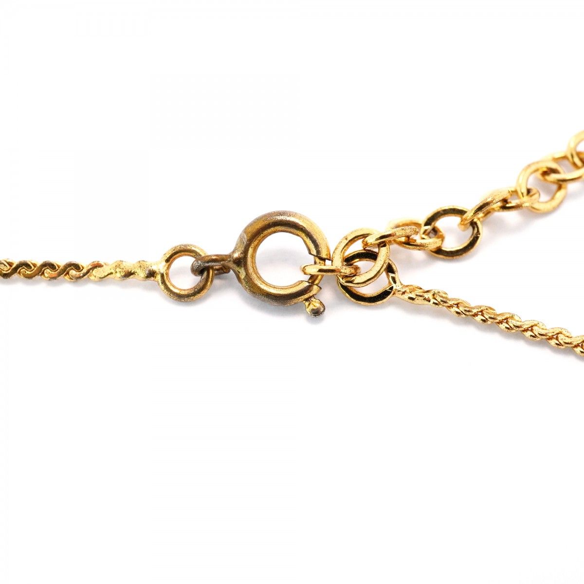 ディオール CDロゴ ネックレス ゴールド メッキ レディース ディオール CDロゴ ゴールド メッキ レディース Dior【1-0219346