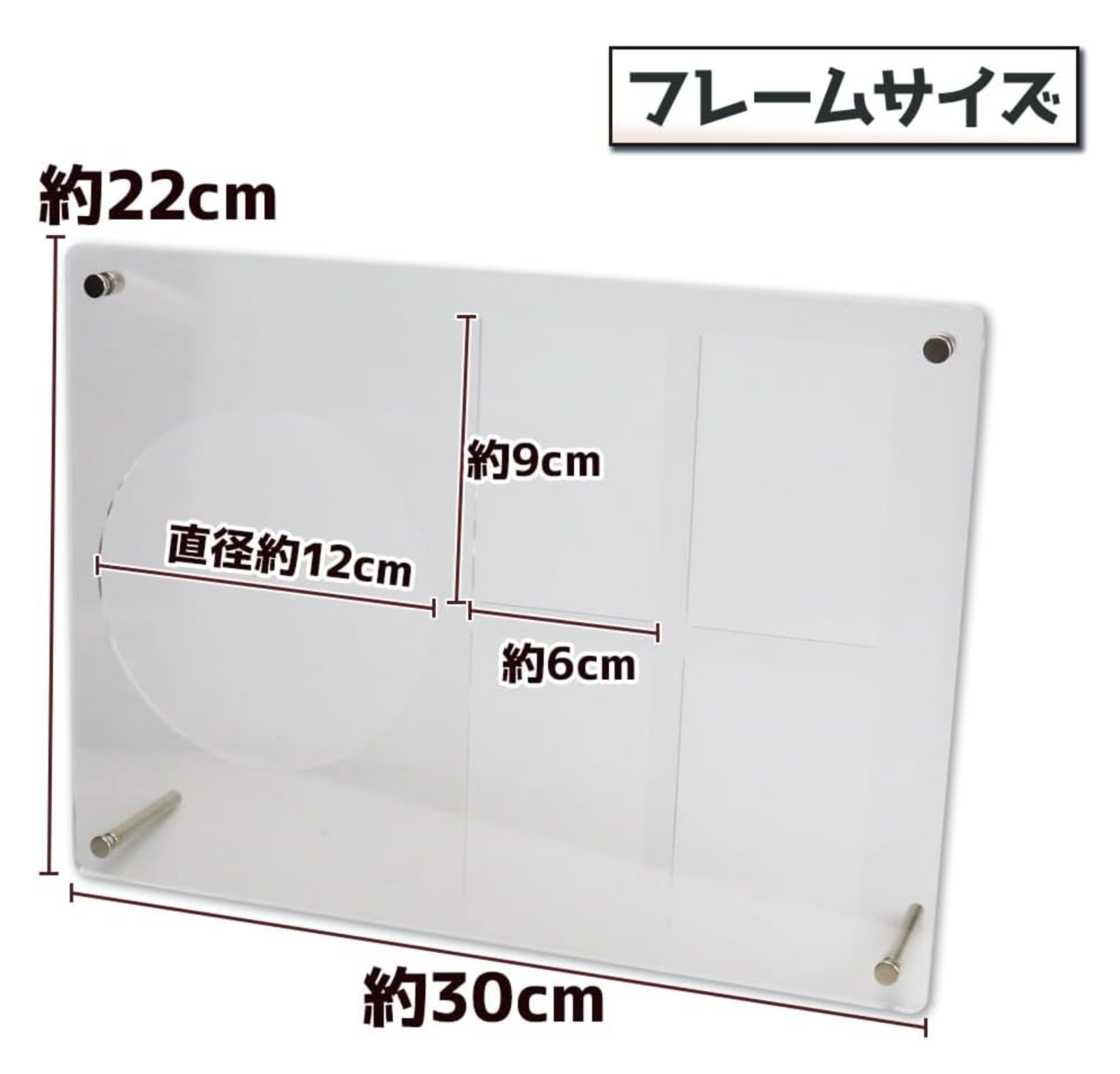 【hackgear】 CDディスプレイフレーム 推し活 展示 保管 コレクション 収納スタンド ブックレット (300×220mm)
