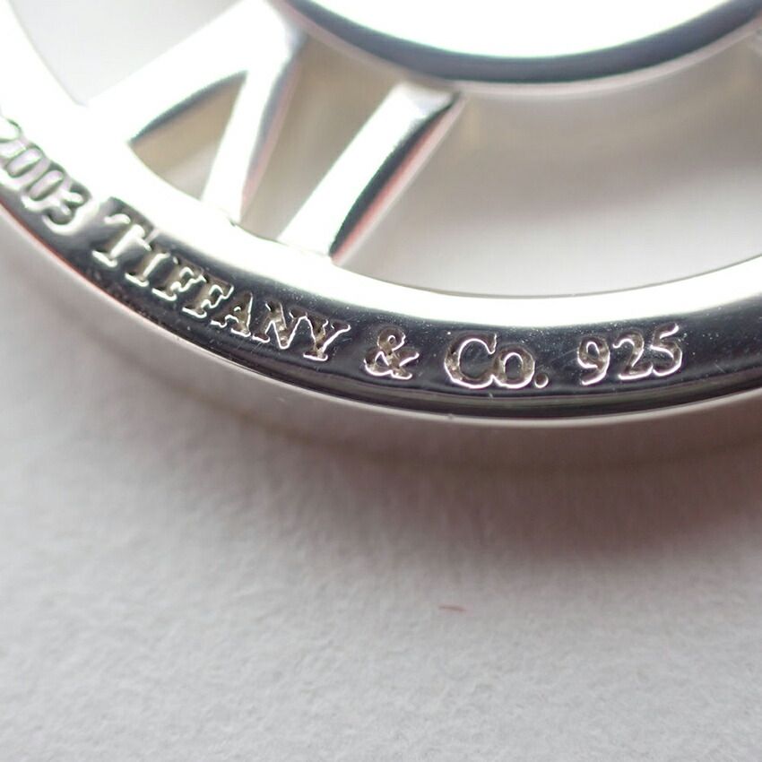 ティファニー 925 オープンアトラス メダリオン ペンダント//g508-63  