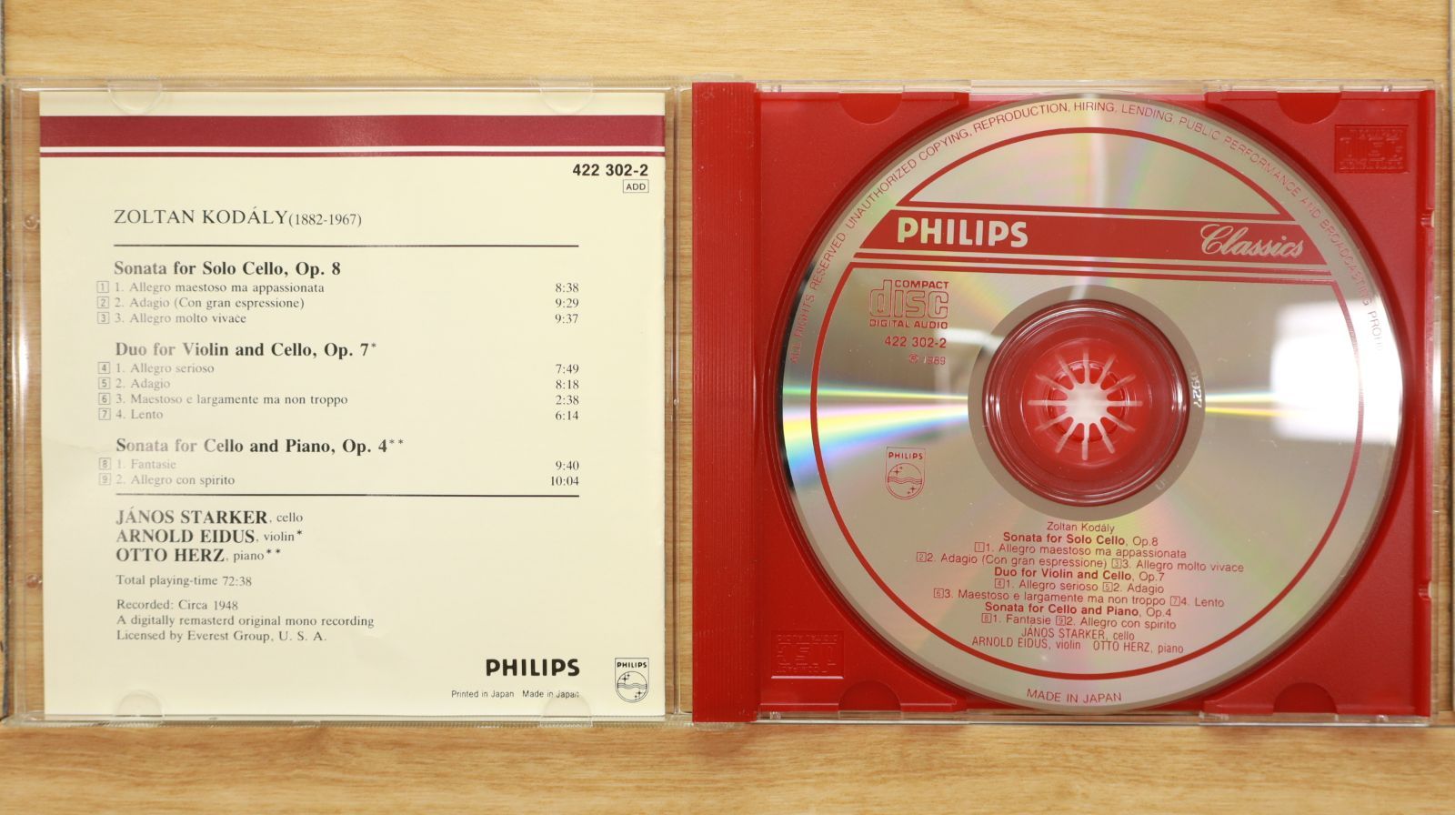 大注目】 廃盤入手困難 ヤーノシュ CD10 エラート録音集 EMI