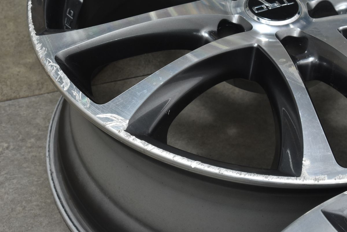 トヨタ 220 クラウン 純正OP モデリスタ ウイングダンサーX 19in ２本 PCD114.3 8J 42  1本 トヨタ 220系 クラウン モデリスタ ウイングダンサー10 8J +42