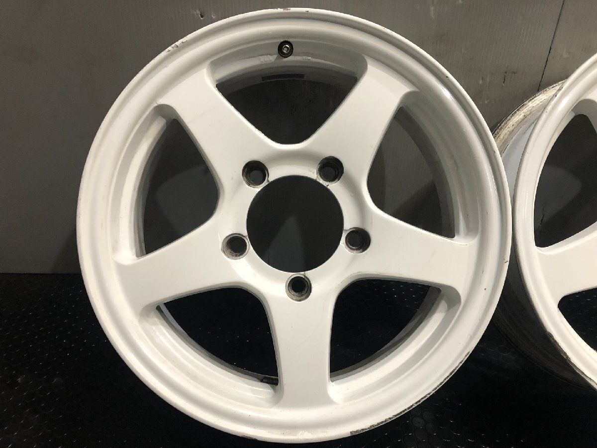 MANARAY マナレイ 社外ホイール 16インチ 4本 5.5J5H139.7+22 ホワイト  