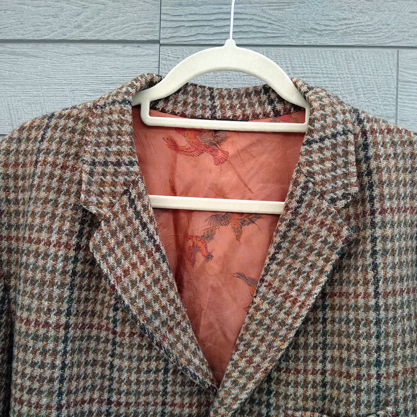 ☆美品☆ HARRIS TWEED ハリスツイード ツイードジャケット テーラード