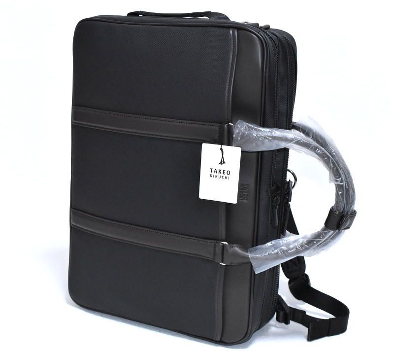 新品 40700円 タケオキクチ ビジネスバッグ ショルダー リュック B4 TAKEO KIKUCHI タケオキクチ リュック ビジネスリュック