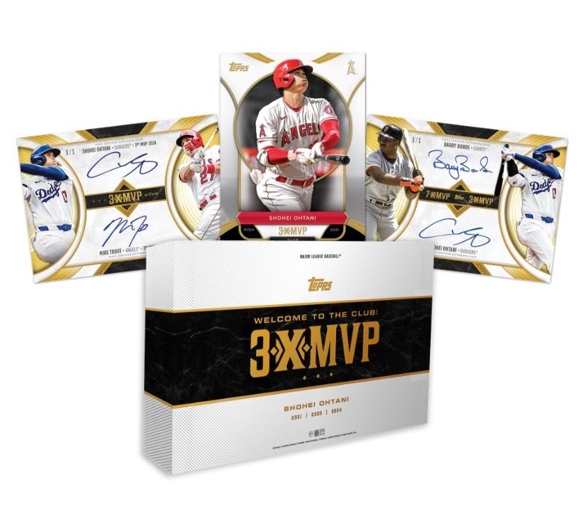 新品未開封 3Boxセット】2025 Topps Welcome to the Club: 3X MVP 