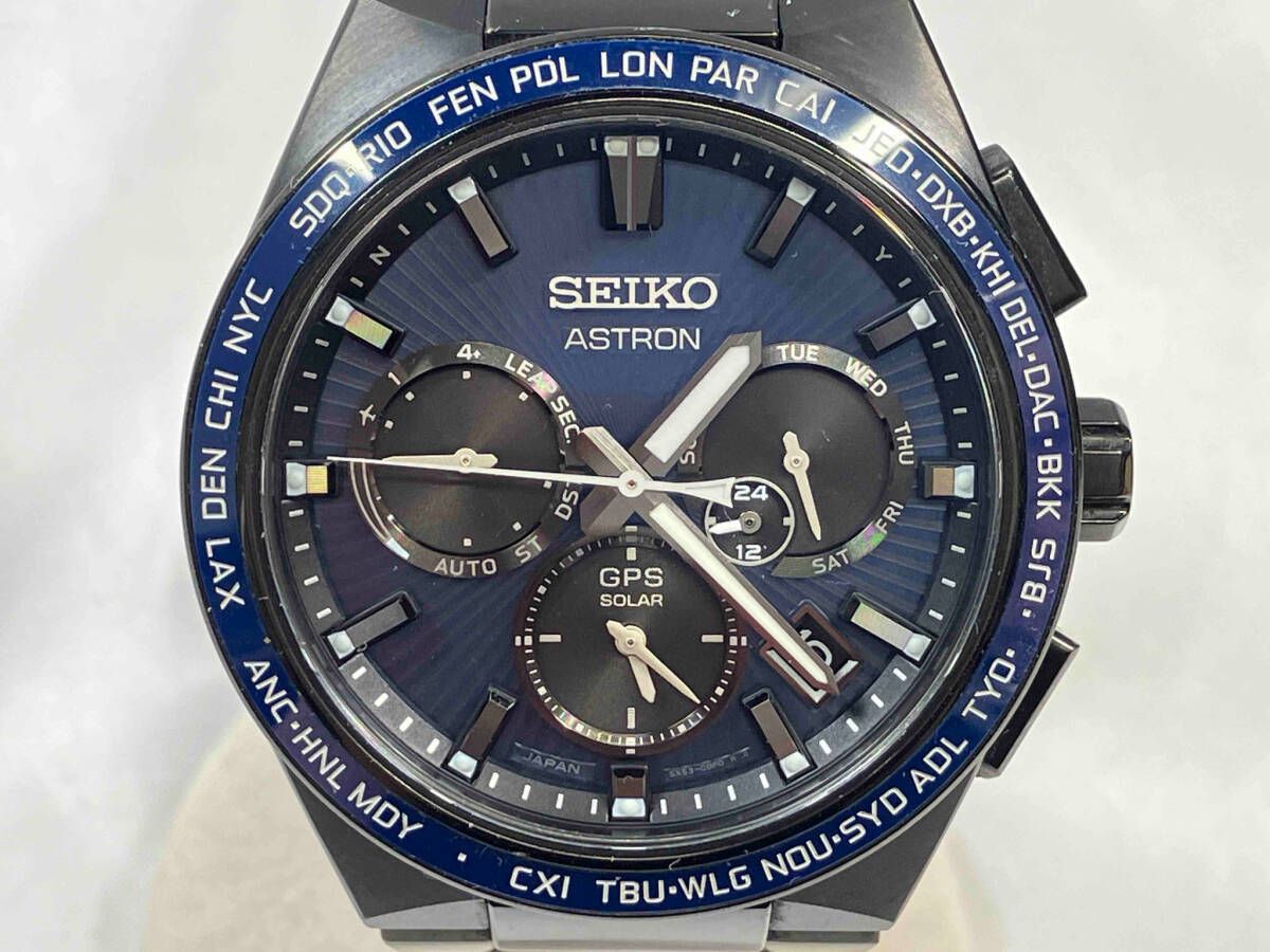 y*1様 SEIKO ASTRON 　GPS ソーラー　ネイビー 時計　5Ｘ53 y*1様 SEIKO ASTRON GPS ソーラー ネイビー 時計 5X53 メンズ