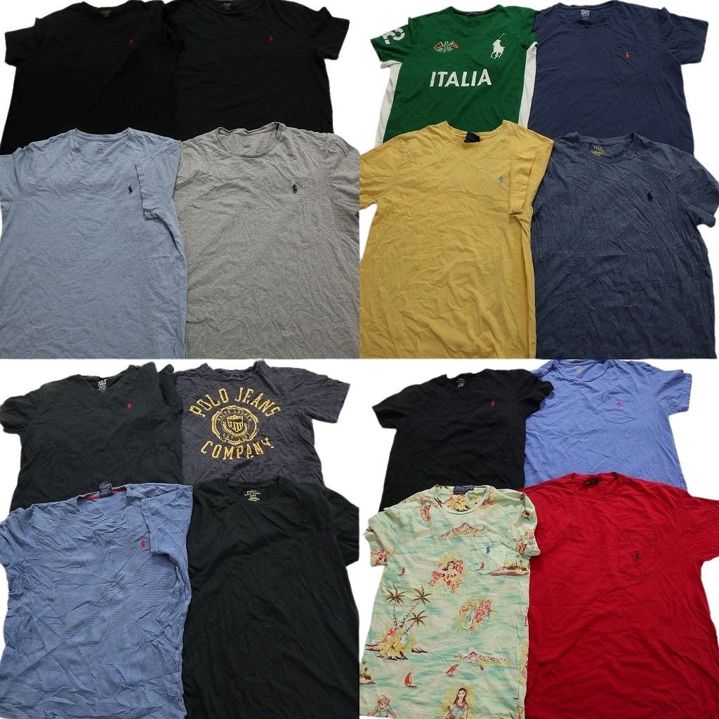 古着卸 ラルフローレン 半袖Tシャツ 16枚セット メンズ M |L バイ ビッグポニー フラガール 古着 NA8867