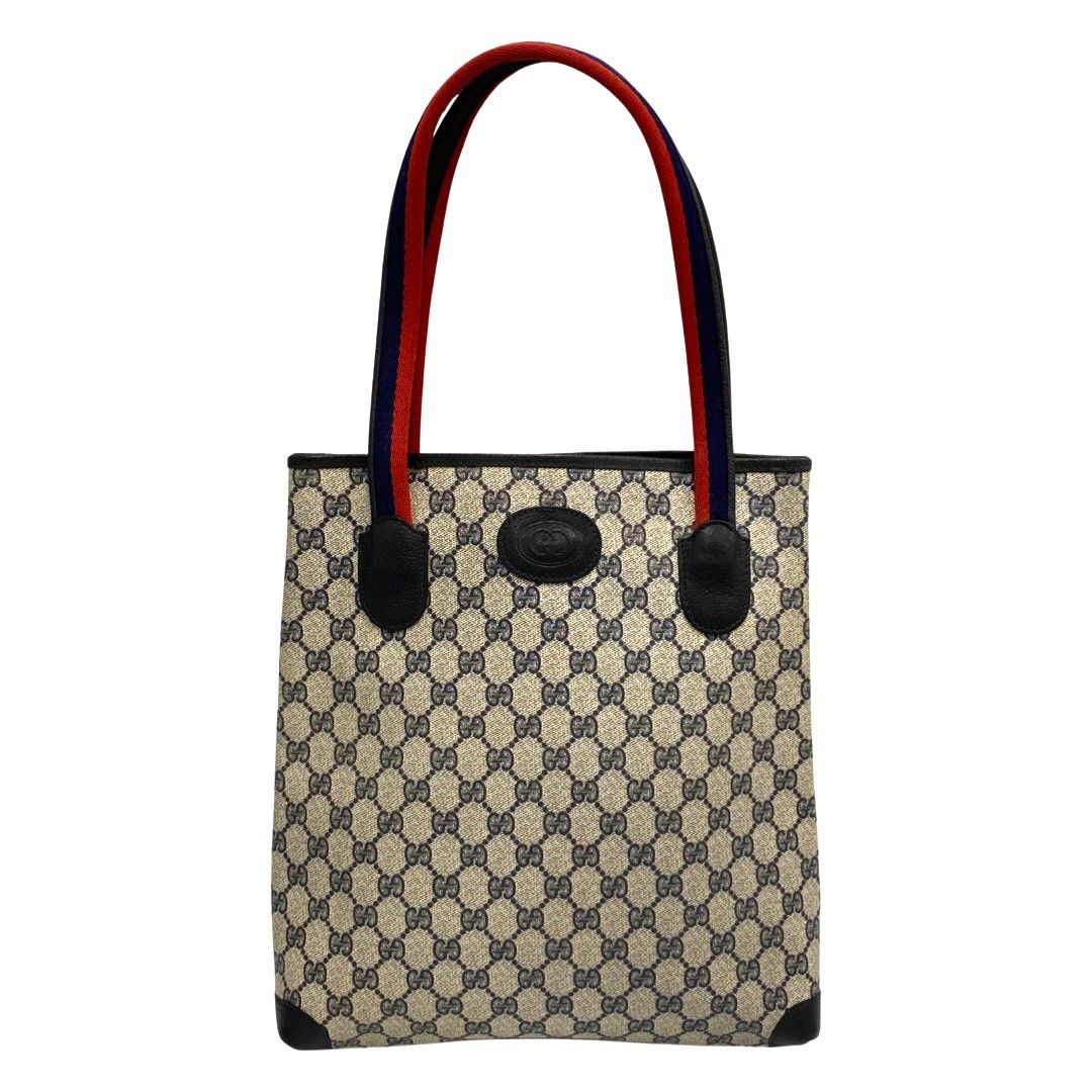 極 美品 GUCCI グッチ オールドグッチ ヴィンテージ GG ロゴ シェリー