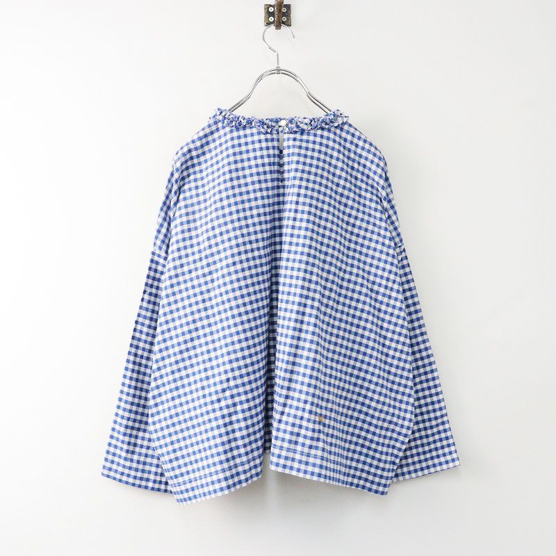 美品 2024SS 45R 45rpm フォーティファイブアール 薄オックスギンガム  