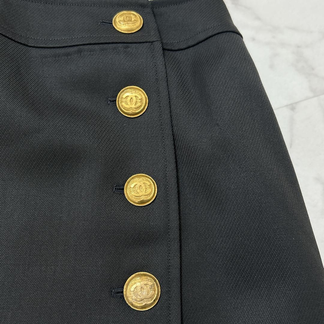 金ボタン 裏地シルク