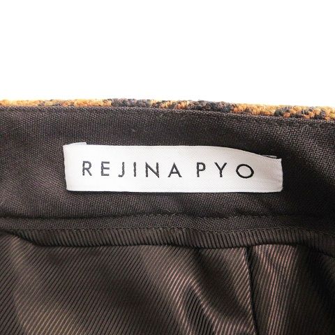 REJINA PYO レジーナピョウ スカート ひざ丈 ウール コットン混