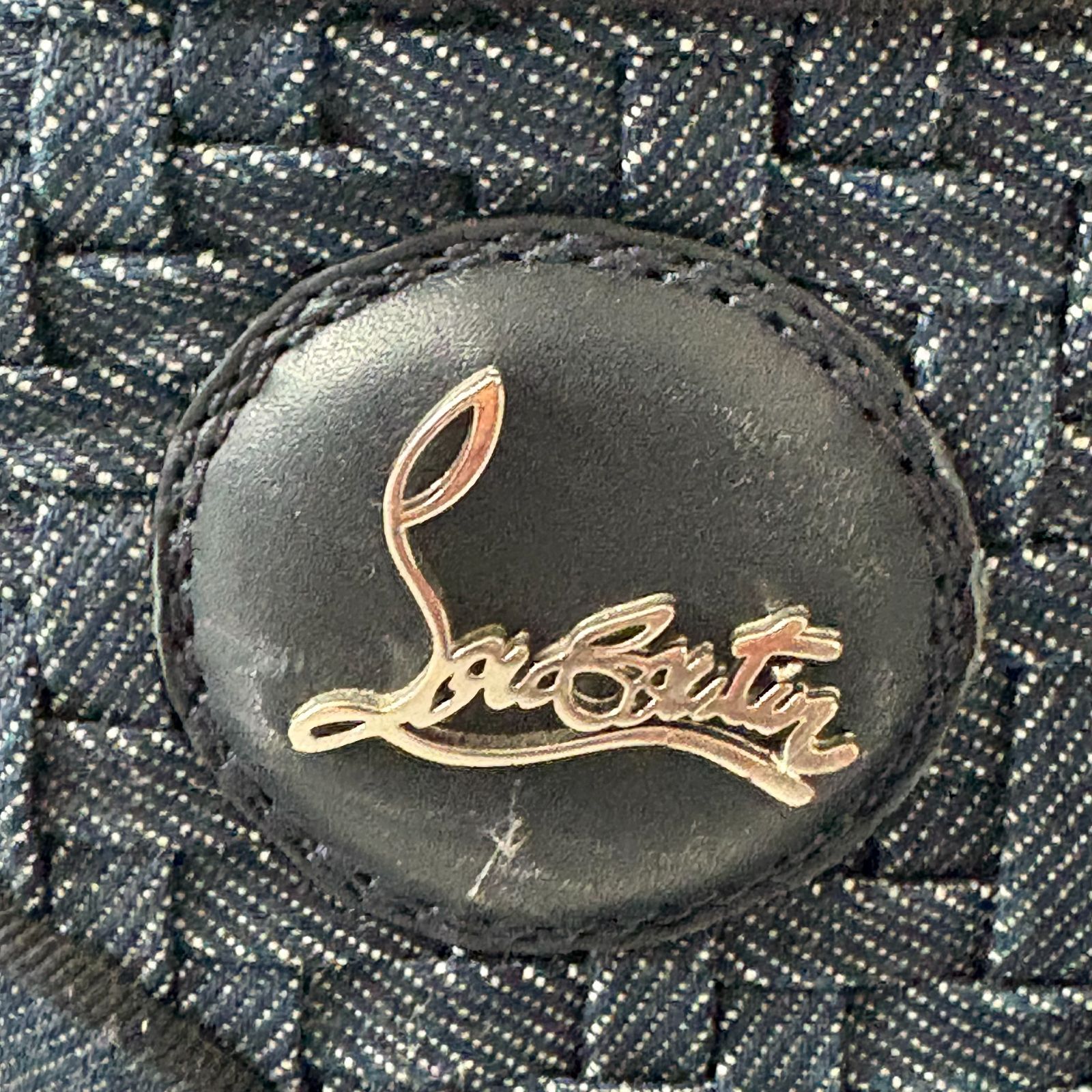 Christian Louboutin クリスチャンルブタン デニムスタッズ イントレ