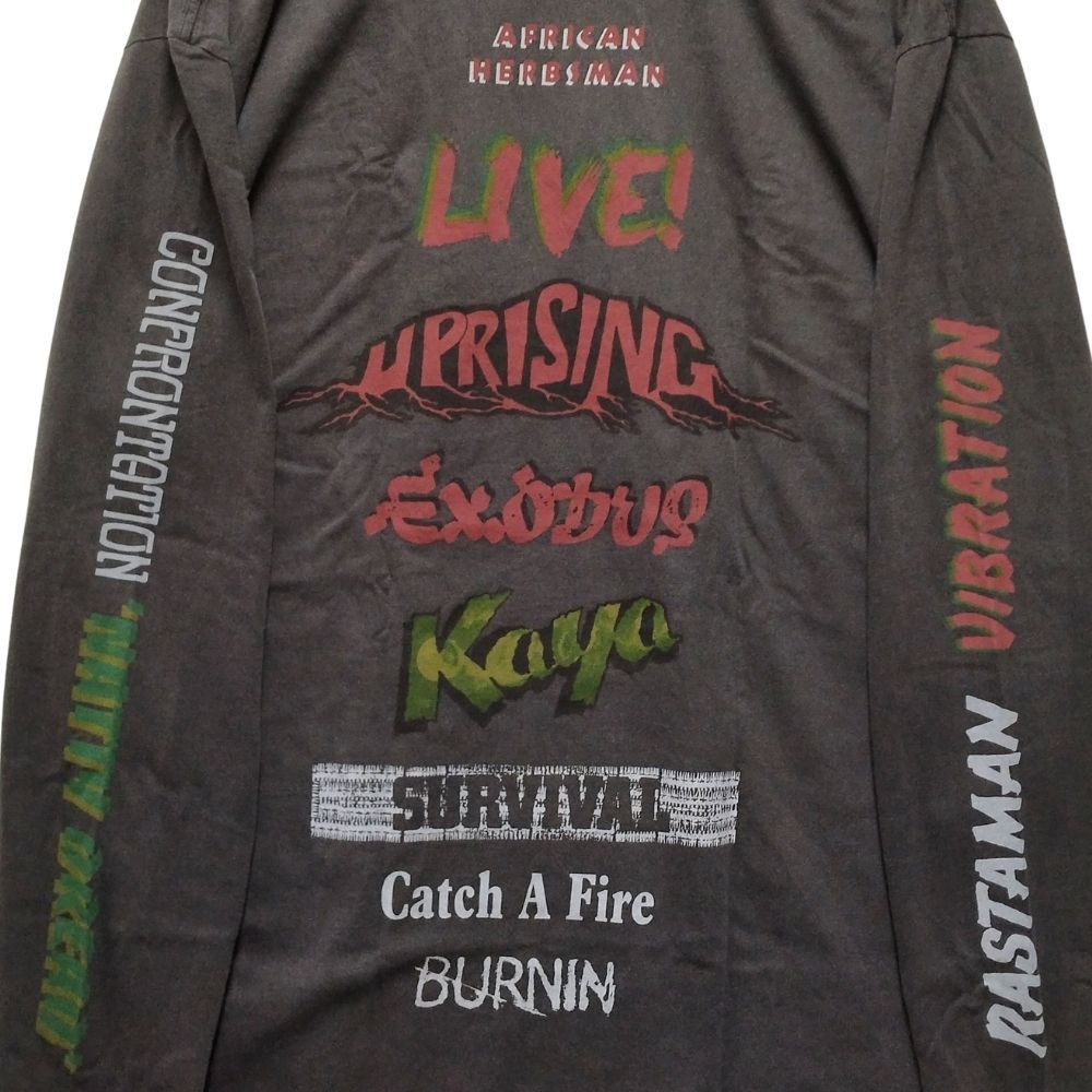 STUSSY ステューシー Bob Marley ボブマーリー 加工 プリント