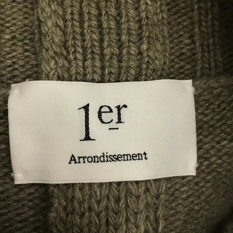 1er Arrondissement / プルミエアロンディスモン | ウールカシミヤハイネックニットプルオーバー | ‐ | グレー | レディース 1er Arrondissement（プルミエアロンディスモン）の「ウール
