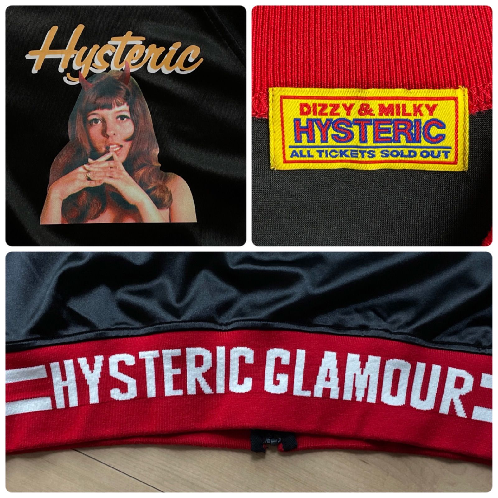 02881【極美品】ヒステリックグラマー / HYSTERIC GLAMOUR☆ヒスガールビッグロゴ ジャケット 超希少モデル