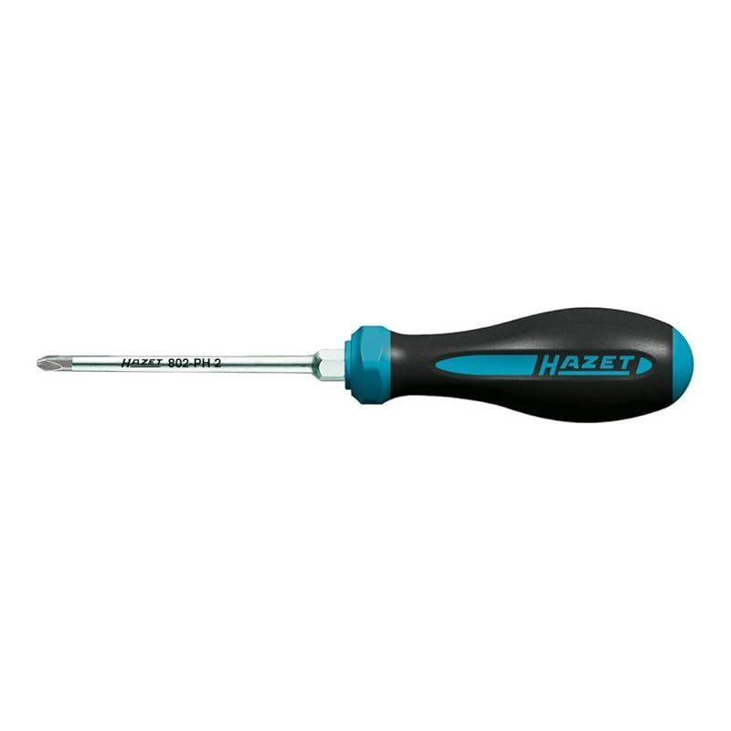 HAZET HEXAnamic樹脂ソフトグリップドライバー PH2 802-PH2