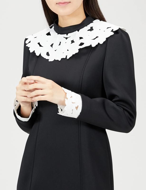 CELFORD セルフォード レース衿マーメイドワンピース セルフォード