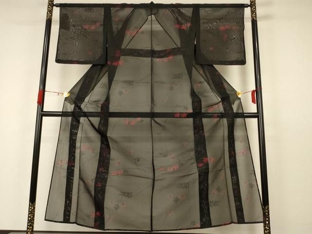 平和屋着物＊夏物　小紋　紗　十字絣文様　正絹　逸品　未使用　AABB8256jd 平和屋着物＊夏物 小紋 紗 舞葉文 正絹 逸品 未使用 AAAX2286jd - メルカリ