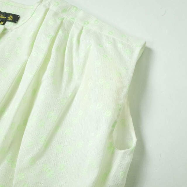 Drawer ドゥロワー 22SS ネオンドットノースリーブブラウス 36 - メルカリ