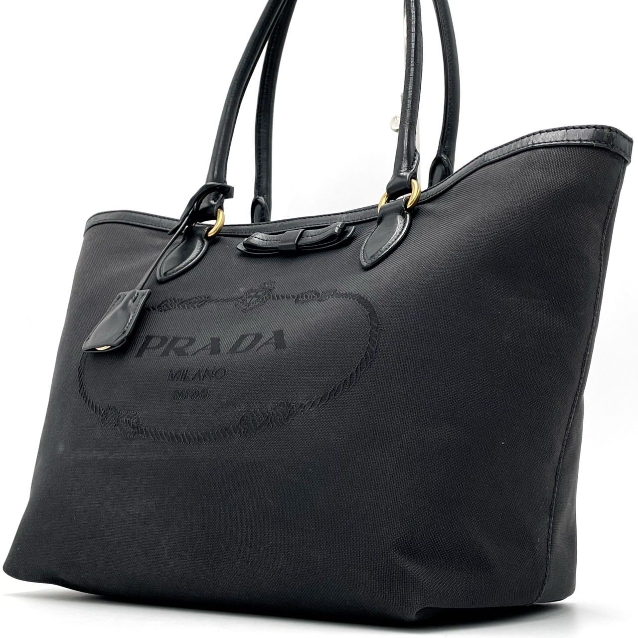 ✨格安✨ PRADA プラダ トートバッグ ハンドバッグ ジャガード  