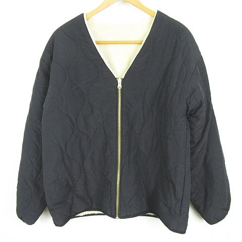 【Bamiki】バーバリー ブラック ナイロン リバーシブル ブルゾン BURBERRY (バーバリー) リバーシブル ヴィンテージチェック×無地