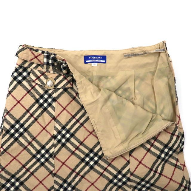 BURBERRY BLUE LABEL ノバチェック フレアスカート Mサイズ BURBERRY