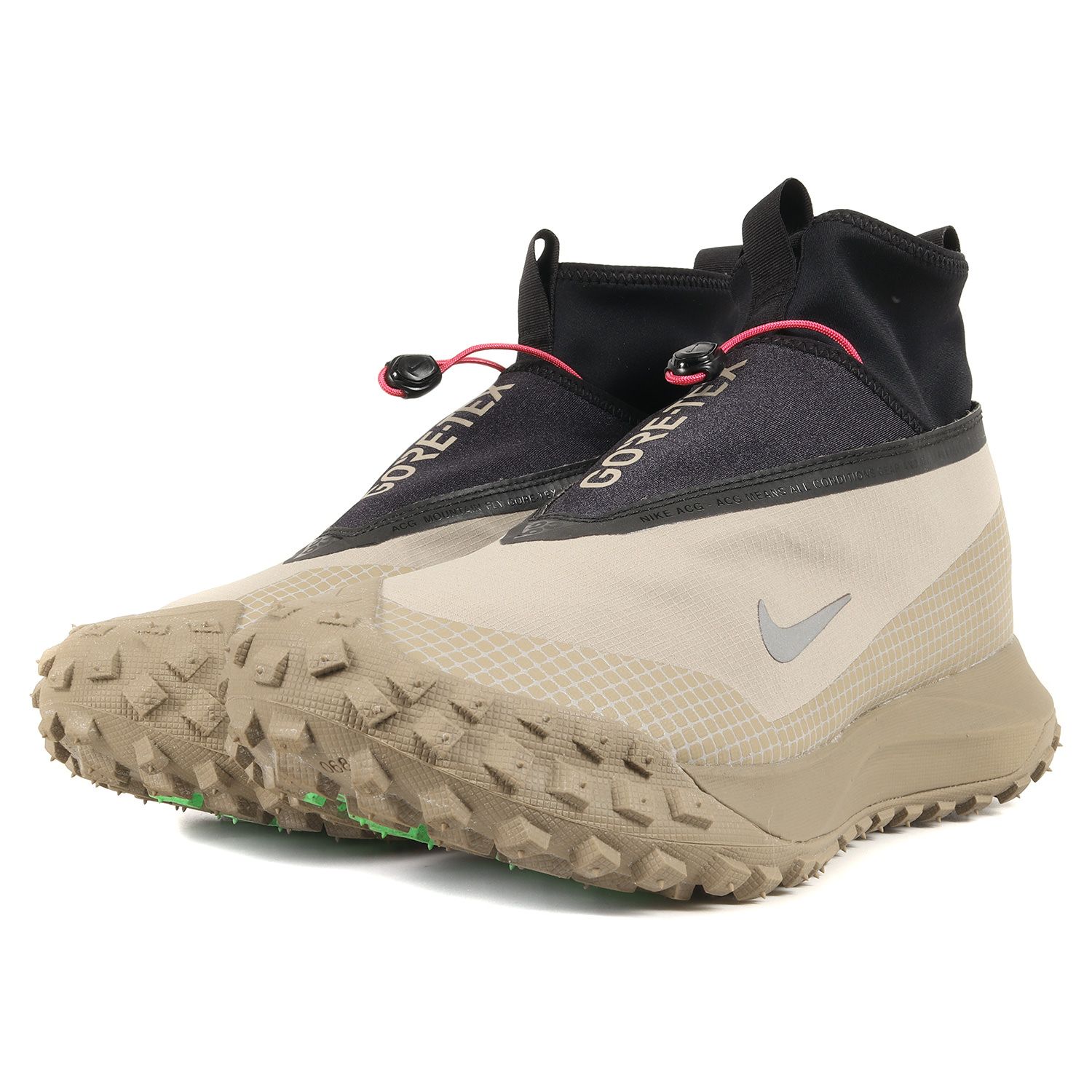 美品 NIKE ナイキ サイズ:27.5cm ACG MOUNTAIN FLY GORE-TEX (CT2904-200) ウンテンフライ ゴアテックス  カーキ メタリックシルバー US9.5 スニーカー シューズ 靴 【メンズ】 - メルカリ