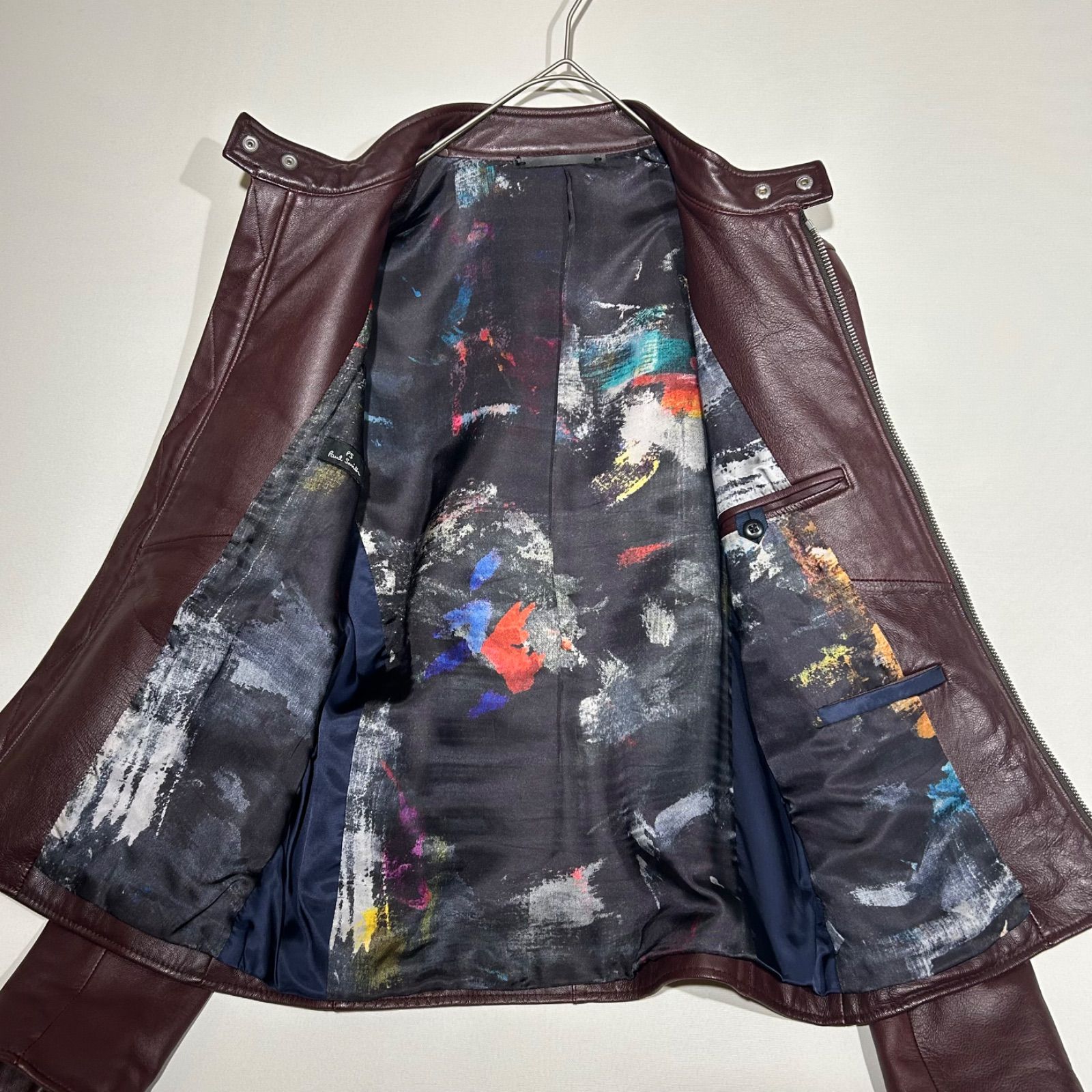PSポールスミス PS Paul Smith シングルライダースジャケット ゴート