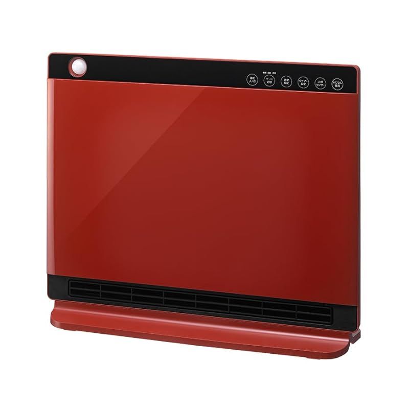 スリーアップ 人感|室温センサー付 1200W パワフル暖房器具 大風量 パネルセラミックヒーター ヒートワイドスリム レッド CH-S2236RD 0