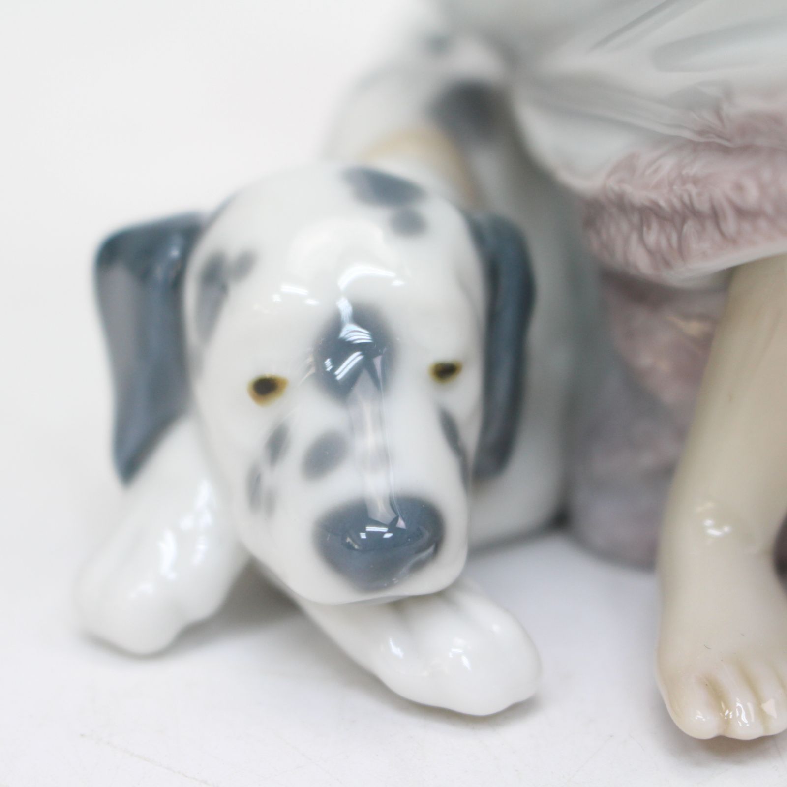 LLADRO リヤドロ 5451 旅する少年 フギュリン 動物 子犬 犬 鳥