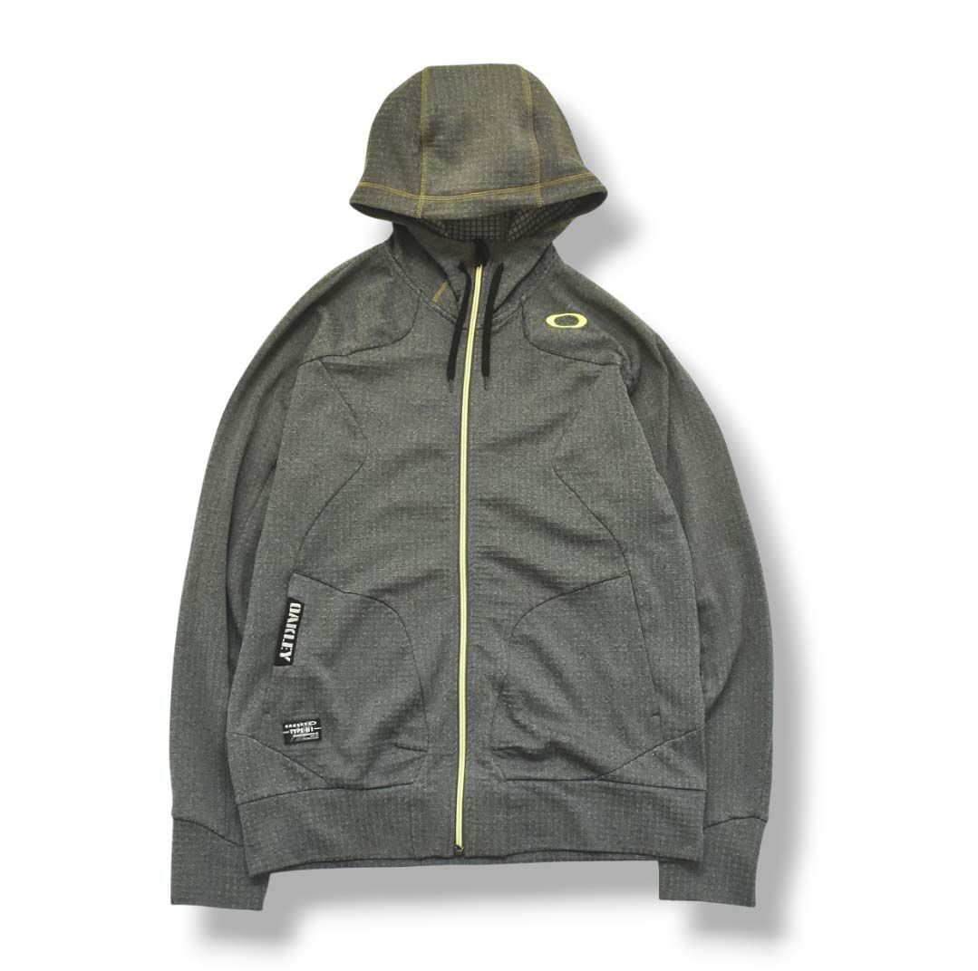 OAKLEY オークリー ドライスウェットパーカー フルジップアップ