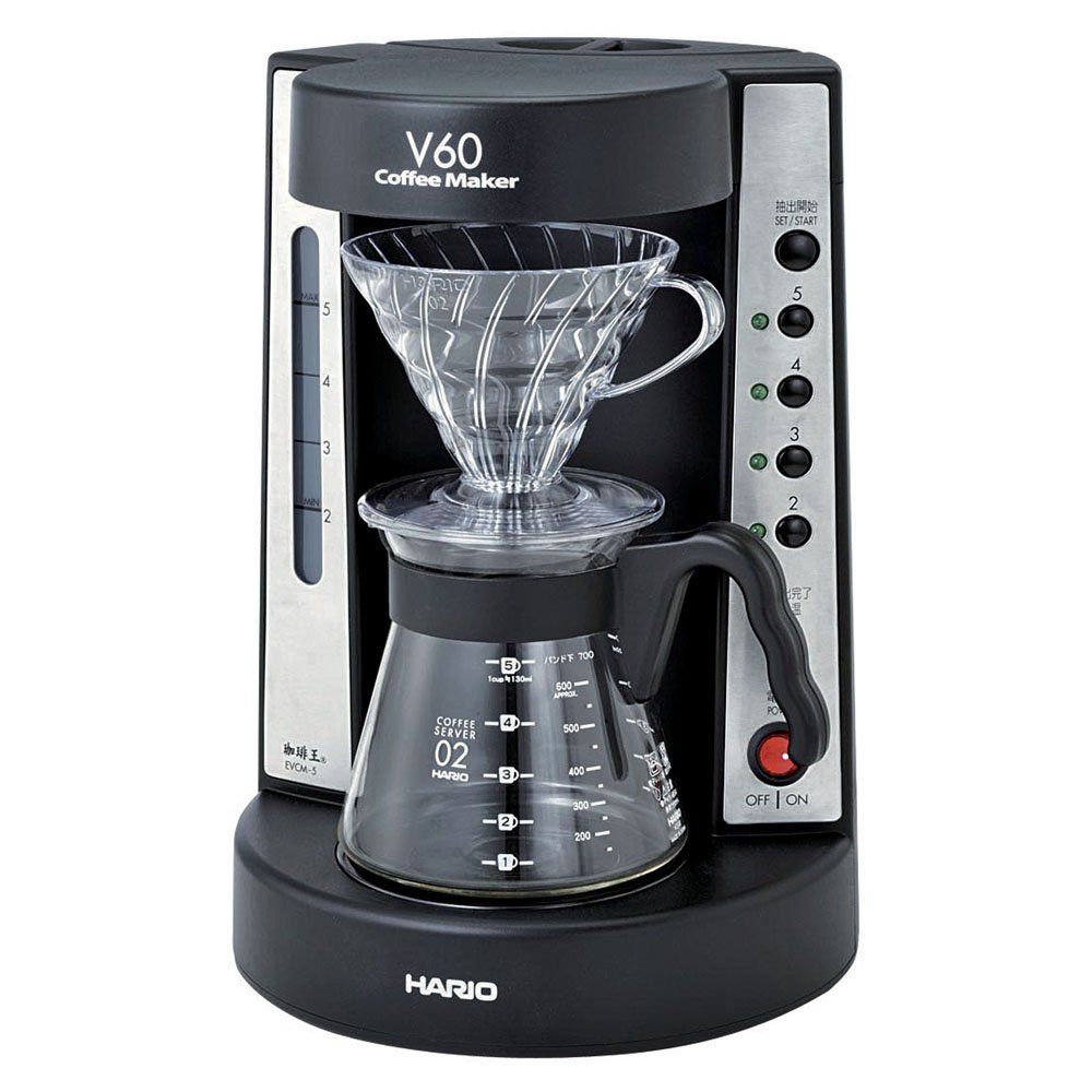 HARIO V60 珈琲王コーヒーメーカー 2~5杯用 ブラック EVCM-5B