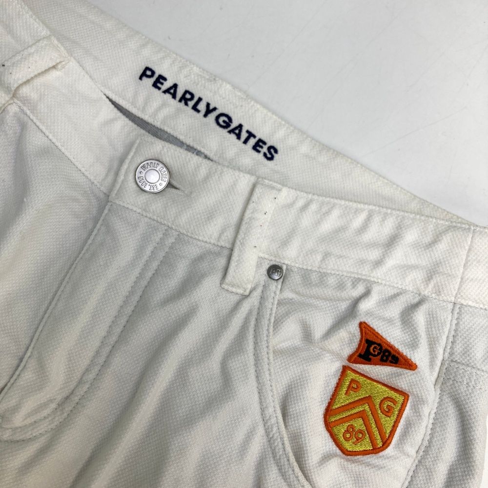 ロングパンツ ホワイト系